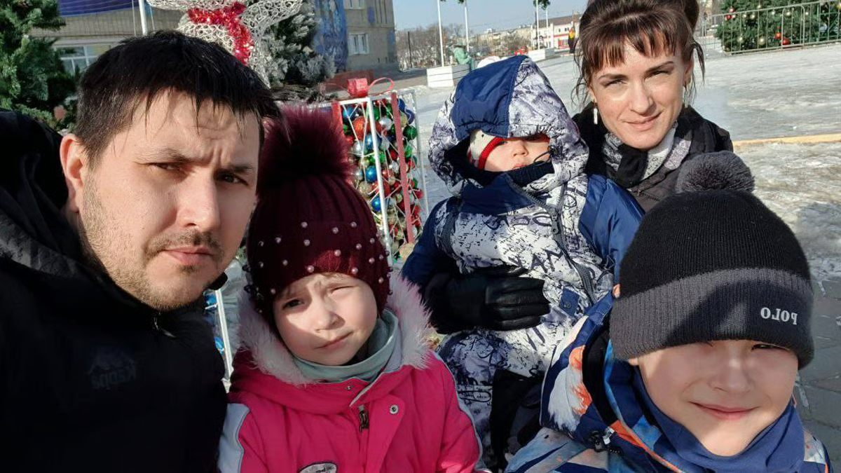 The Smekalin family. Photo: personal archive