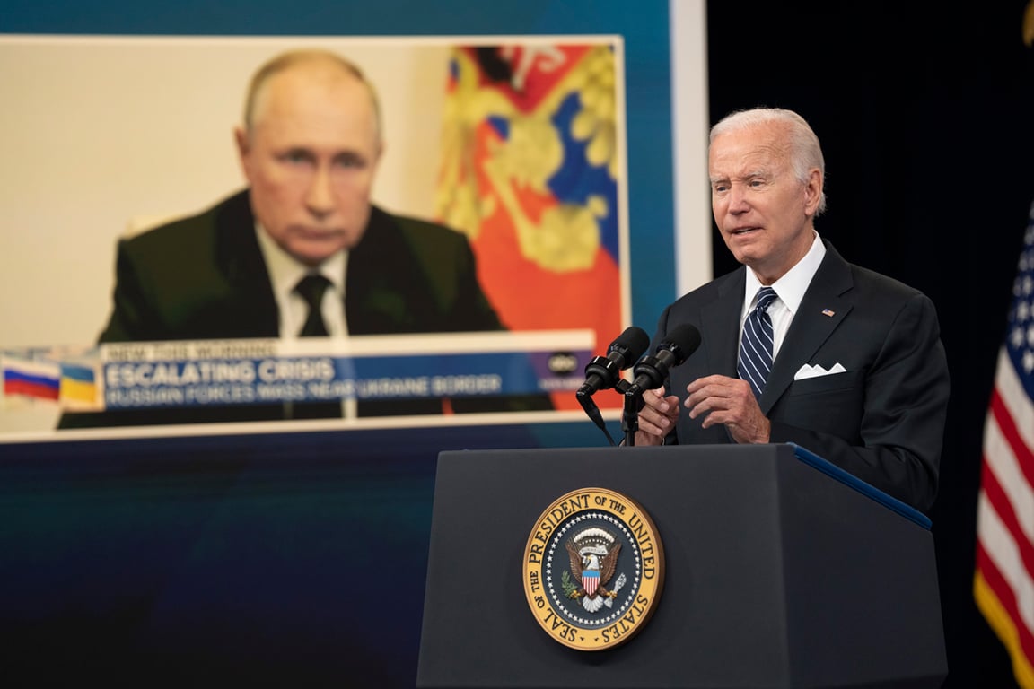 Джо Байден выступает с заявлением о ценах на газ в Белом доме, Вашингтон, округ Колумбия, США, 22 июня 2022 года. Фото: Chris Kleponis / EPA