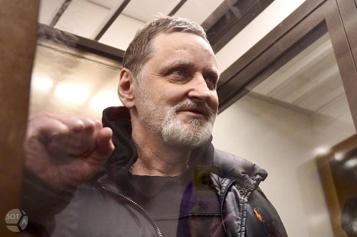 Александр Нестеренко в зале суда. Фото: SOTAvision