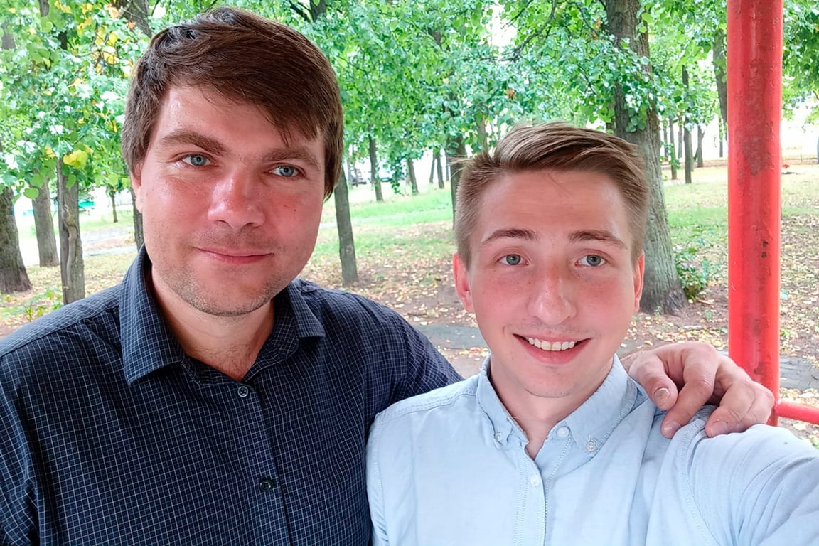 Артем Важенков и Игорь Рогов в Минске, 2020 год. Фото: страница Рогова в Facebook