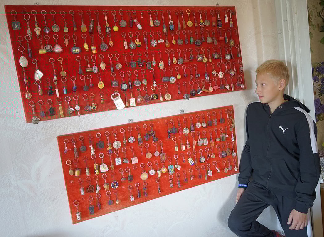 Коллекция брелоков — реликвия семьи Ноль. Фото: Владлен Ноль