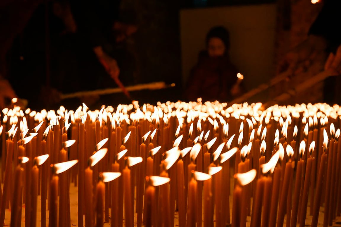 Молебен в памяти о нерожденных детях в Свято‑Духовом монастыре в Вологде. Фото: АНО «Спаси жизнь» /  VK