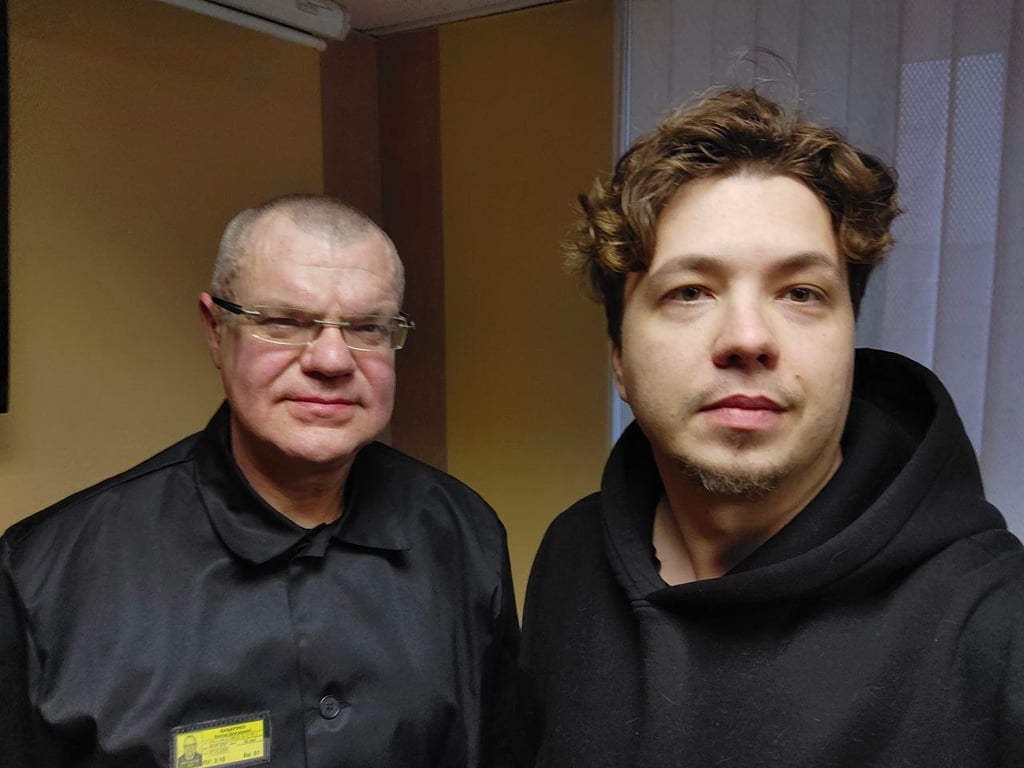 Виктор Бабарико и Роман Протасевич, фото: телеграм-канал Протасевича