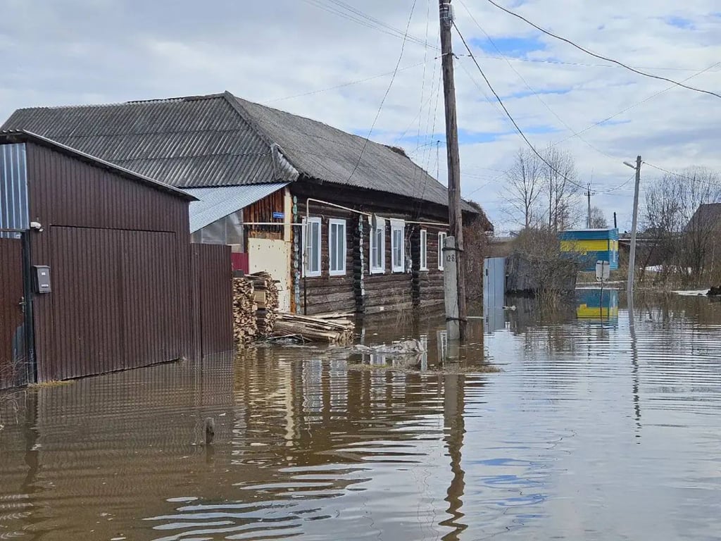 Последствия паводков в Удмуртии. Фото:  МЧС России