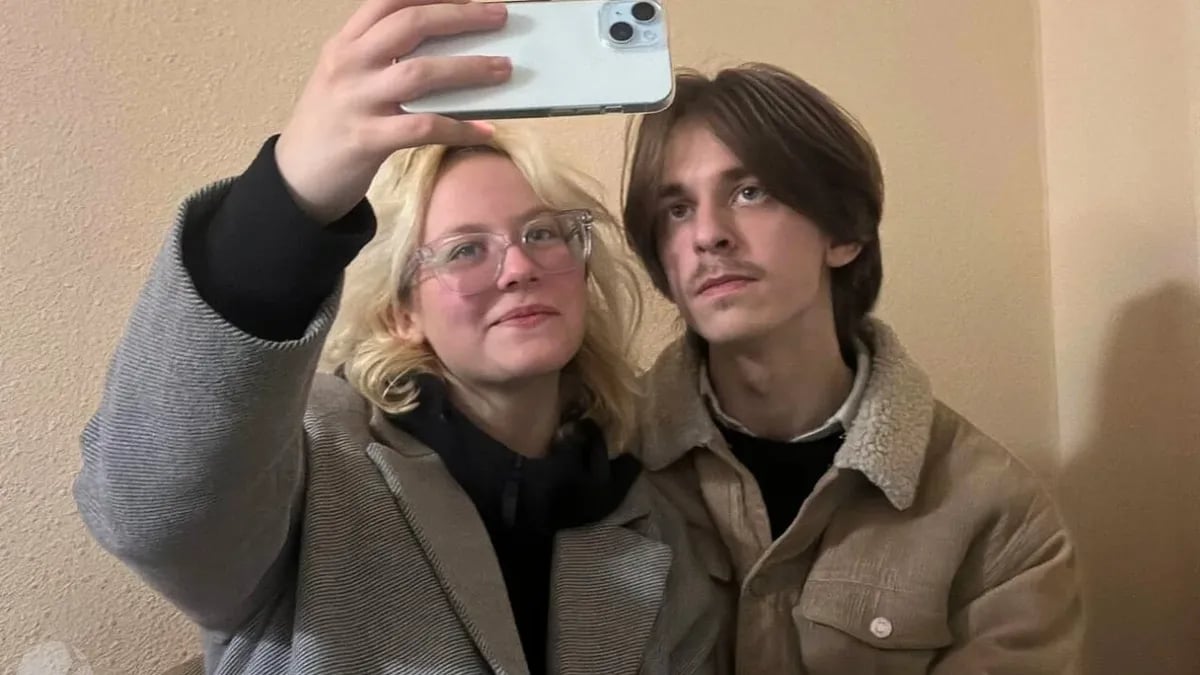 Diana Loginova and fiancé Alexander Orlov. Photo: SOTAvision