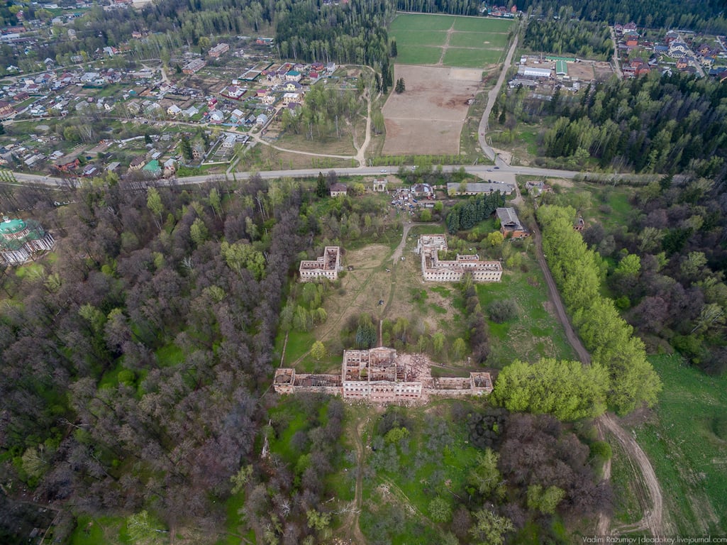 Состояние усадьбы Гребнево в 2016 году. Фото: Usadboved /  Wikimedia  (CC BY-SA 4.0)