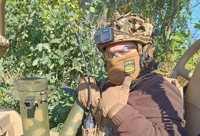 Goth during the battle for Vovchansk, eastern Ukraine, in autumn 2024.
