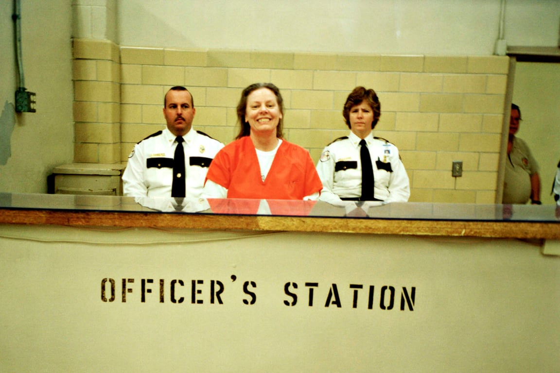 Эйлин Уорнос в документальном фильме «Эйлин: Жизнь и смерть серийной убийцы», 2003 год. Фото: Lantern Lane / Everett Collection / Vida Press