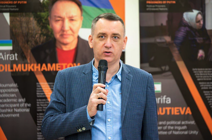 Anti-Imperial Block of Nations vice president Oleh Vitvitsky. Photo: Oleh Vitvitsky