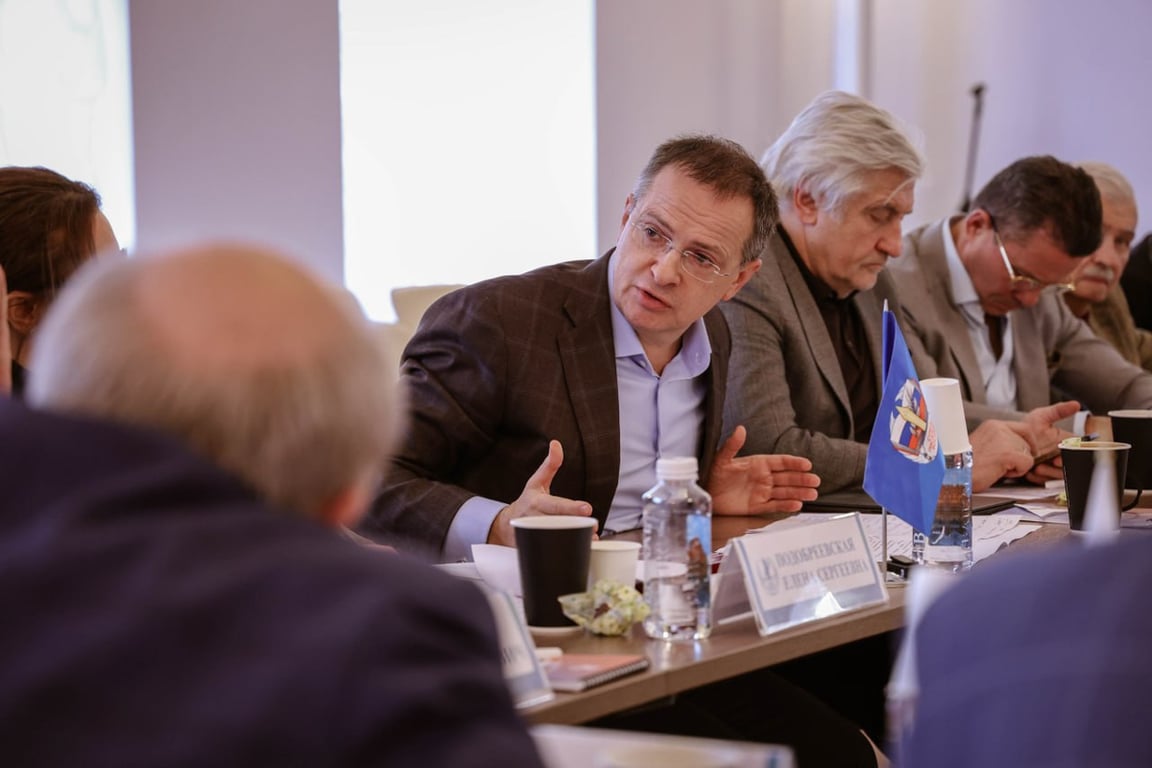 Владимир Мединский на заседании секретариата Правления Союза писателей России, 30 января 2026 года. Фото: Союз писателей России /  VK