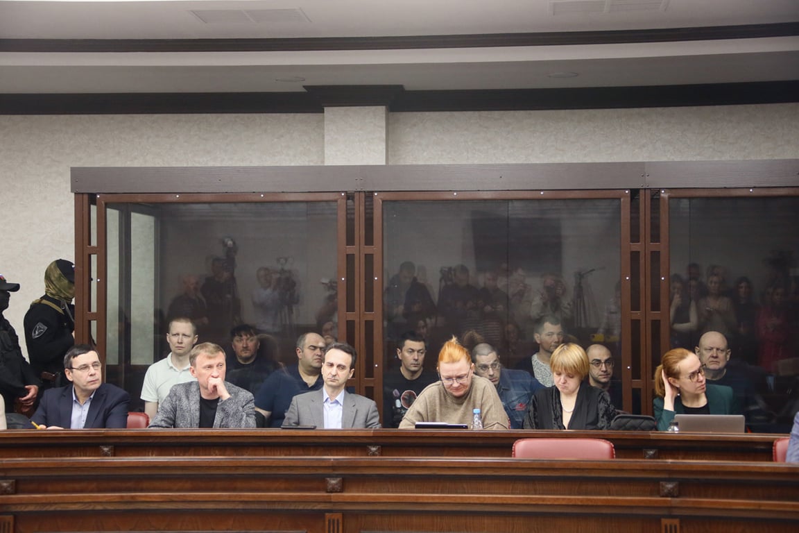 Заседание суда по делу о теракте на Крымском мосту в 2022 году в Южном окружном военном суде в Ростове-на-Дону, 12 февраля 2025 года. Фото: Василий Дерюгин / Коммерсантъ / Sipa USA / Vida Press