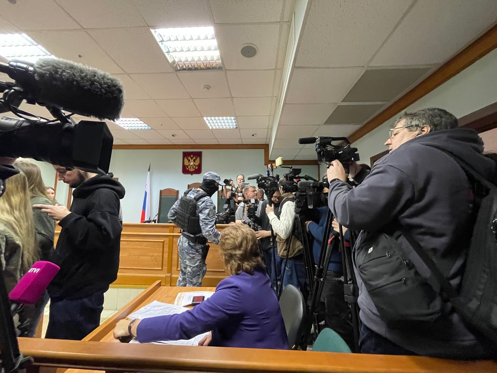 Заседание Мосгорсуда по иску Полины Лурье к Ларисе Долиной. Фото: «Новая-Европа»