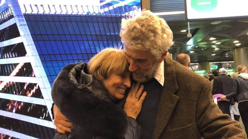 Леонид Гозман со своей женой. Фото: соцсети