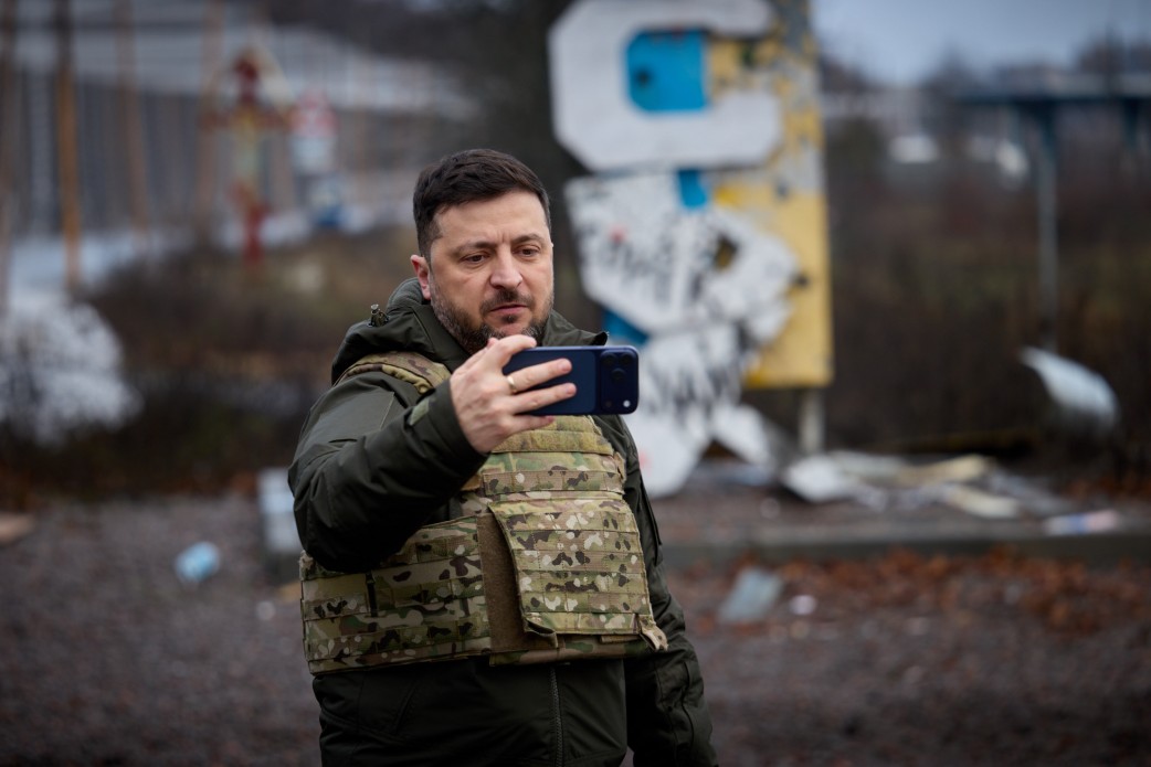 Volodymyr Zelensky in Kupyansk on 12 December 2025. Photo: Official website of the President of Ukraine