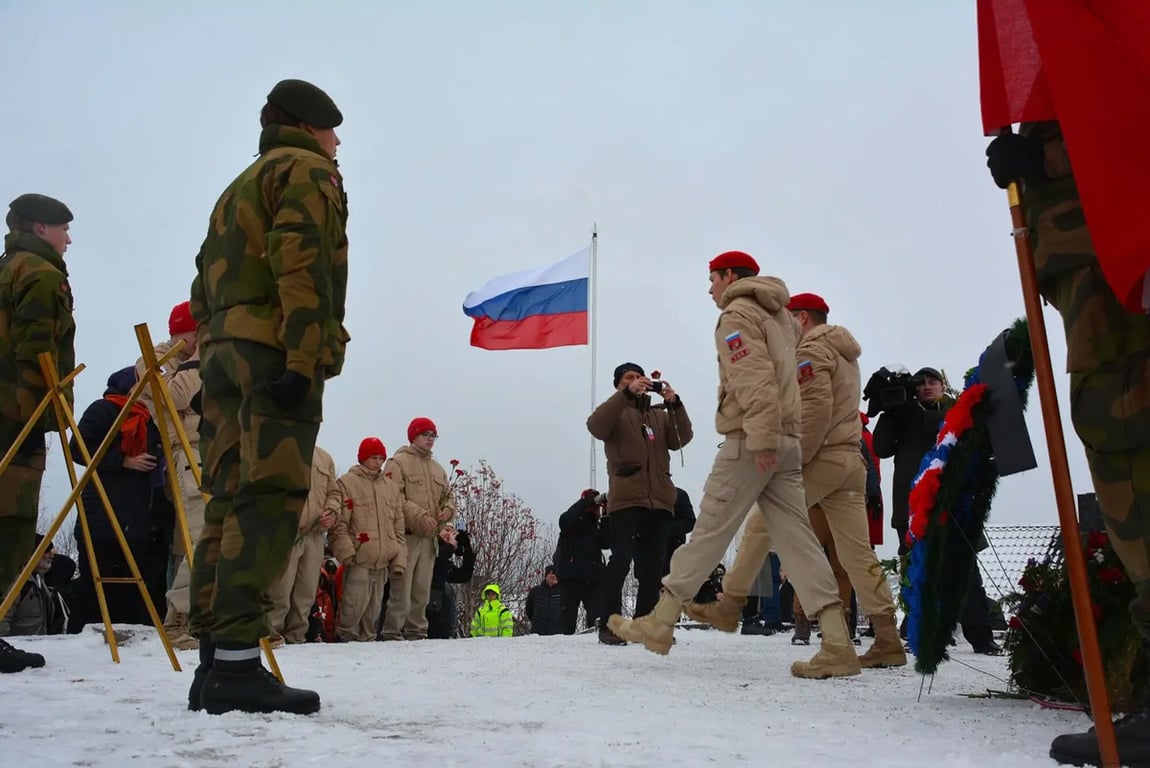 Юнармейцы посетили Норвегию в октябре 2019 года по приглашению Реми Странда. Автор фотографии: Атле Столесен / Barents Observer