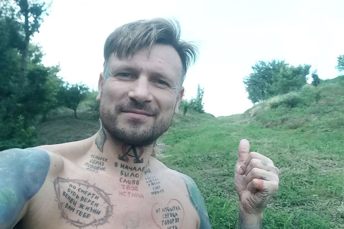 Христолюб Веган. Фото из личного  телеграм-канала героя