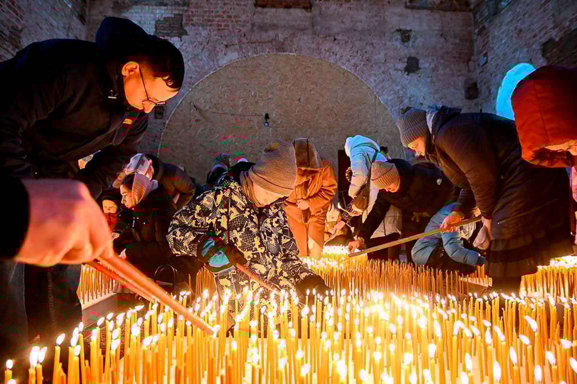 Молебен в памяти о нерожденных детях в Свято‑Духовом монастыре в Вологде. Фото: АНО «Спаси жизнь» /  VK
