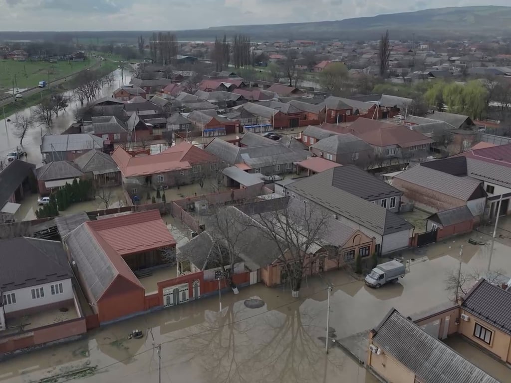 Последствия ливней в Чечне. Фото: Kadyrov_95 /  Telegram