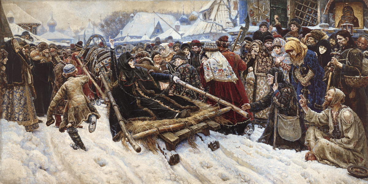 Картина Василия Сурикова «Боярыня Морозова», 1887 год. Источник:  Wikimedia