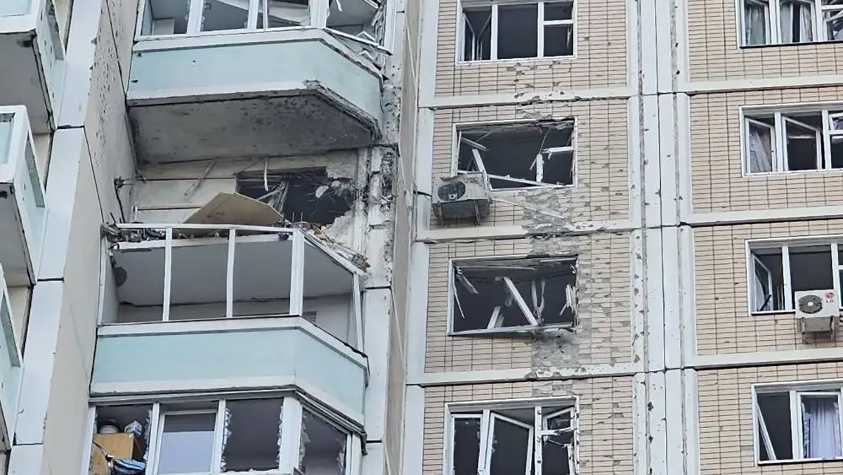 Последствия атаки на Москву, 17 мая 2026 года. Фото: Telegram / FTP