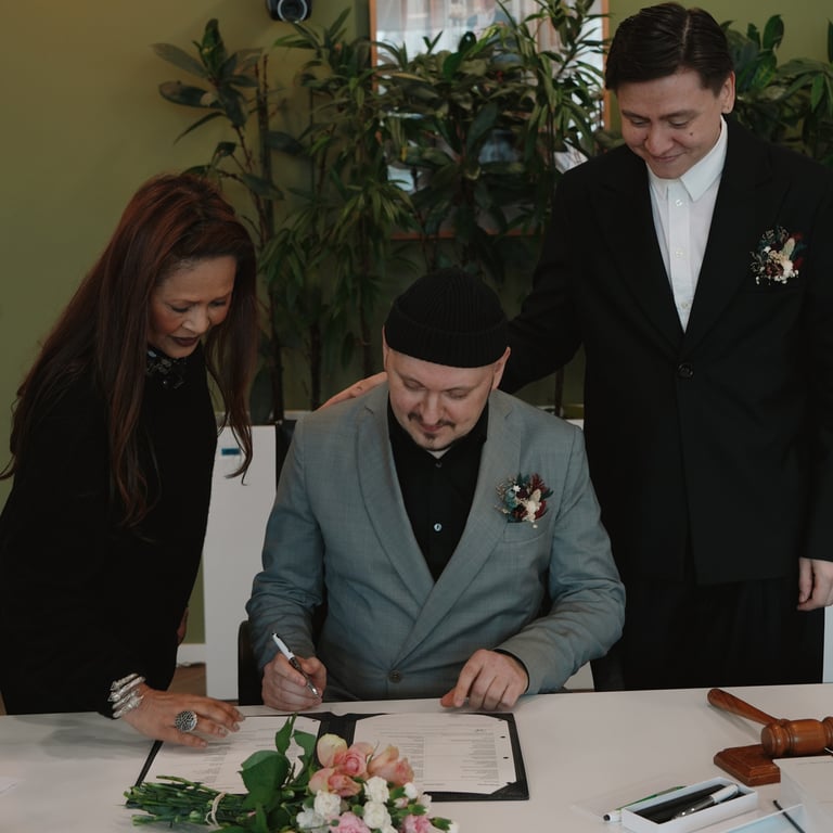 Регистрация брака Жени и Ильи. Фото из личного архива