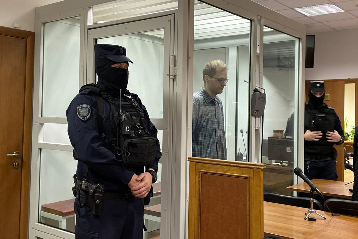 Артем Хорошилов во время оглашения приговора. Фото предоставлено изданием The Insider