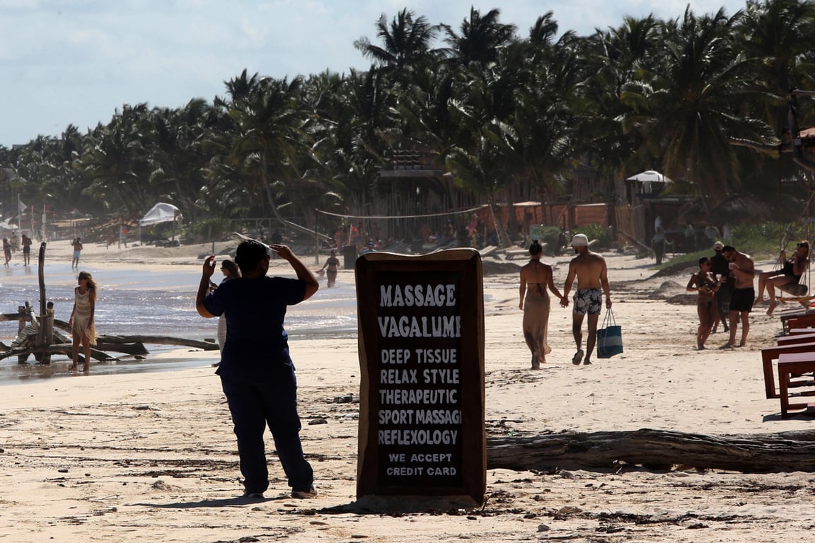 Тулум, Мексика, 2 декабря 2025 года. Фото: Alonso Cupul / EPA