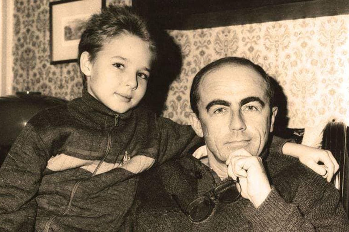 Борис Запесоцкий с сыном Юрием. Фото:  страница Запесокцого в Facebook