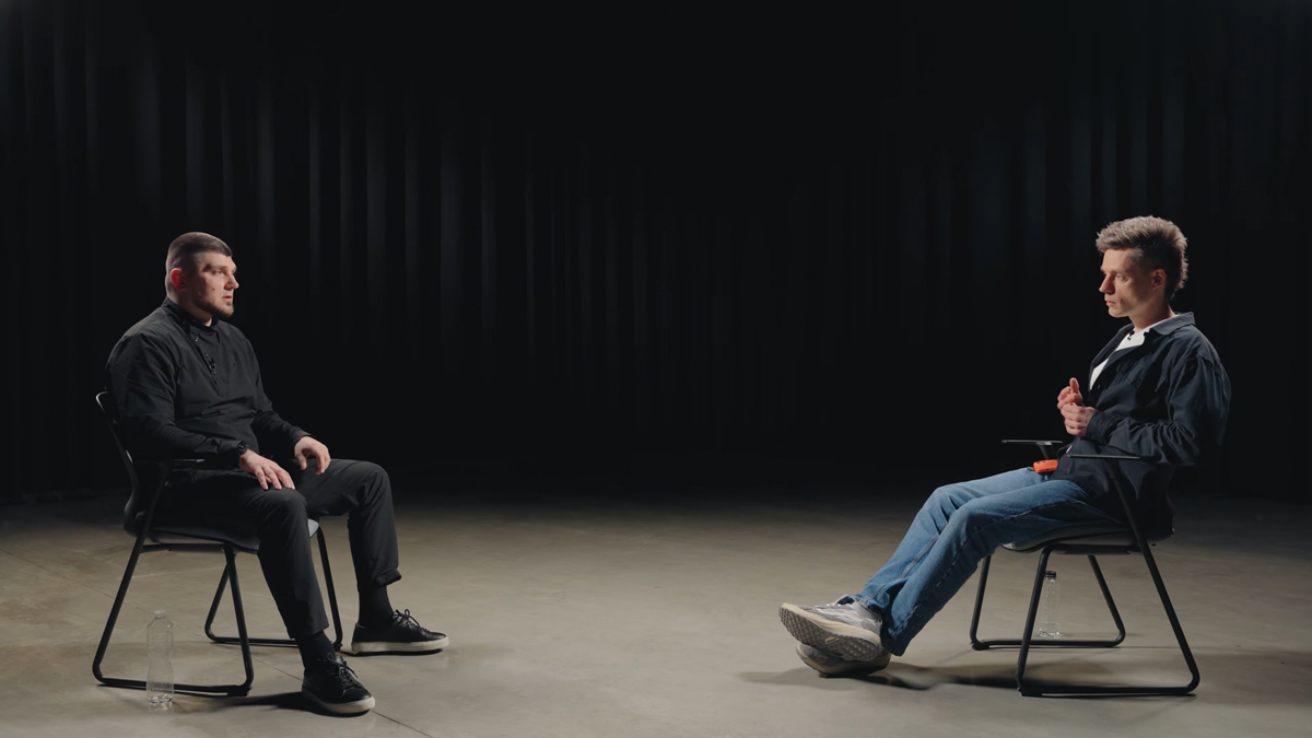 Денис Капустин и Юрий Дудь. Скриншот из видео: вДудь /  YouTube