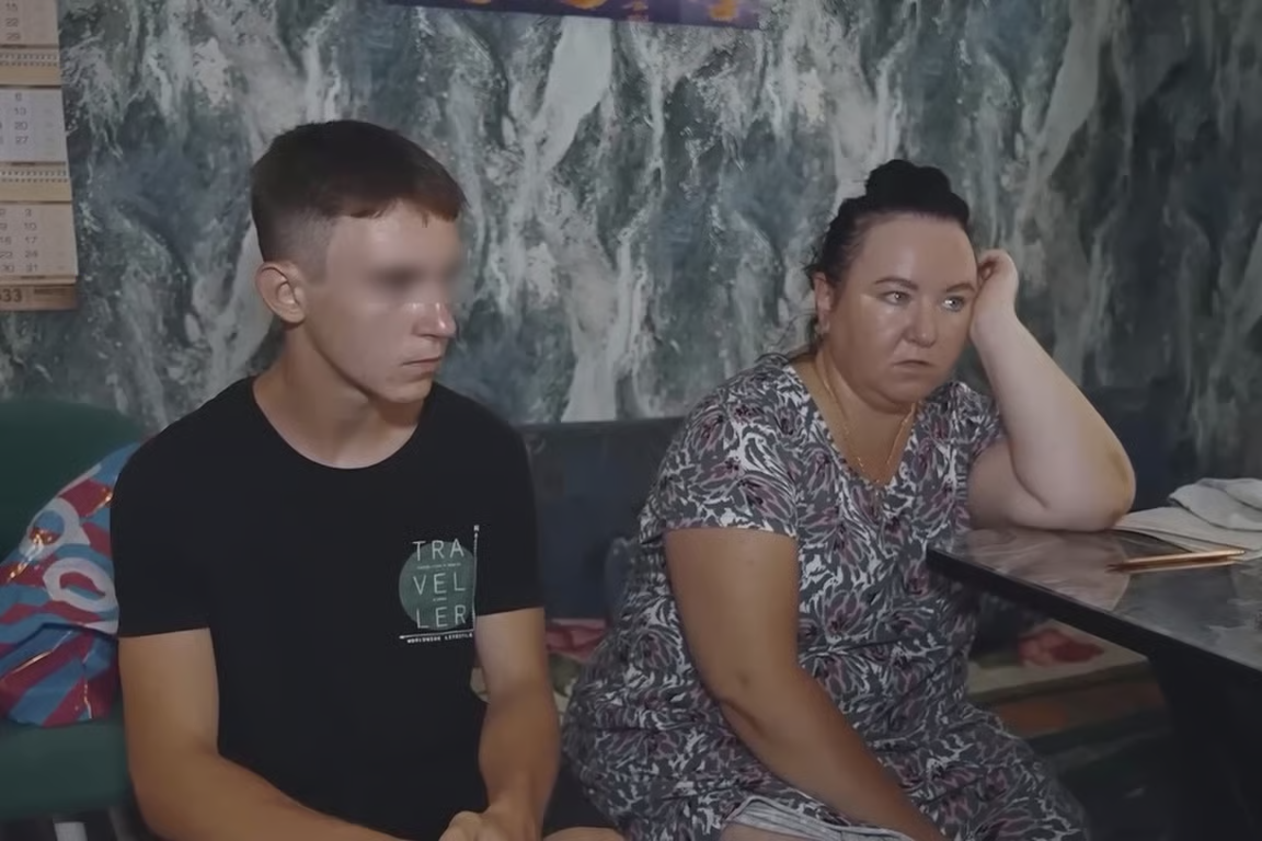 Vadim and his mother Margarita. Photo: Russia's Anti-Terrorist Committee