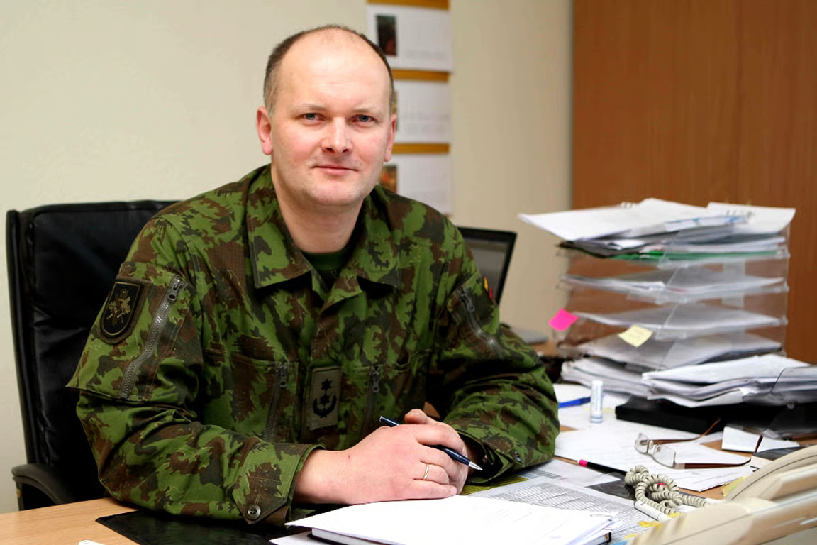 Vaidotas Malinionis. Photo:   Lithuanian army