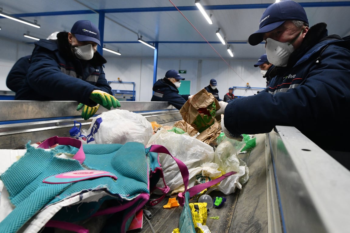 Комплекс по переработке отходов «Нева» в Солнечногорске, 2019 год. Фото: Сергей Ведяшкин / АГН «Москва»