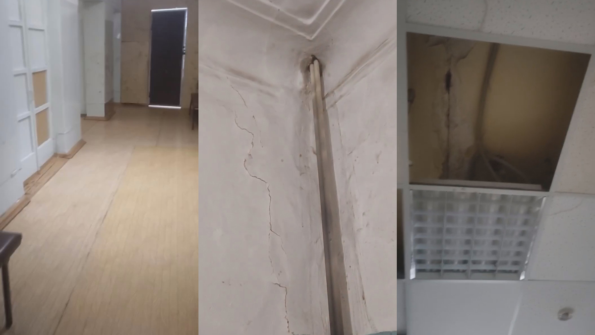 Игарская городская больница. Скриншоты из видео Оксаны Лифановой