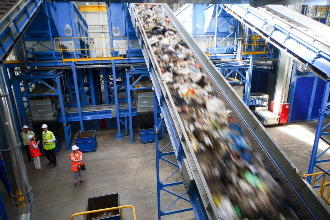 Комплекс по переработке отходов «Нева» в Солнечногорске, 2019 год. Фото: Сергей Ведяшкин / АГН «Москва»