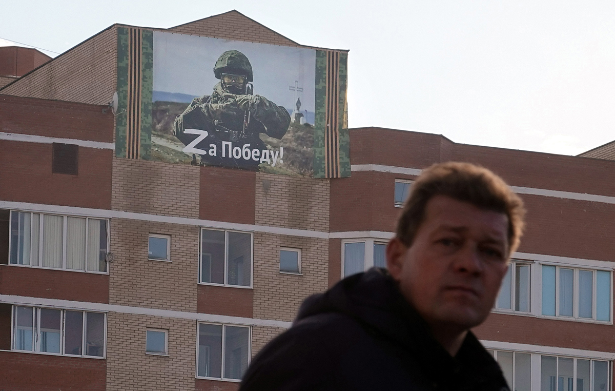 Москва, 12 октября 2022 года. Фото: Максим Шипенков / EPA