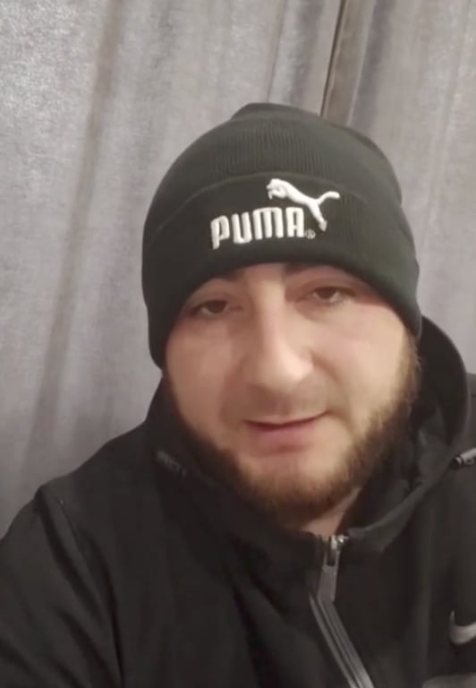 Владимир Попов, предполагаемый убийца Константина Эктова. Скриншот из его видео