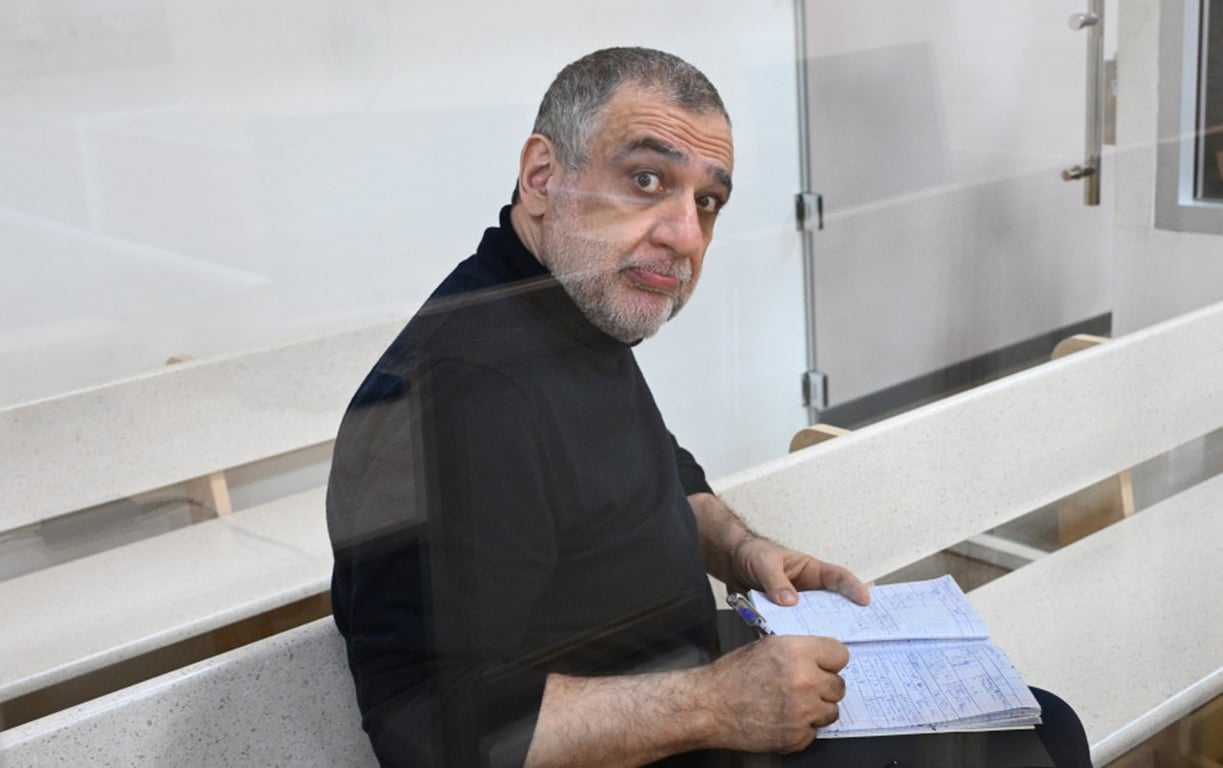 Ruben Vardanyan in court in Baku, Azerbaijan. Photo: Minval