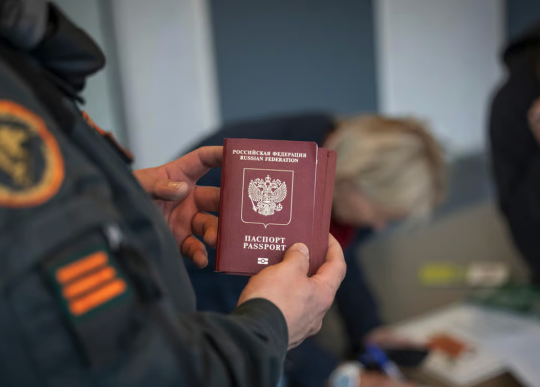 Russian foreign passports. Photo: EPA