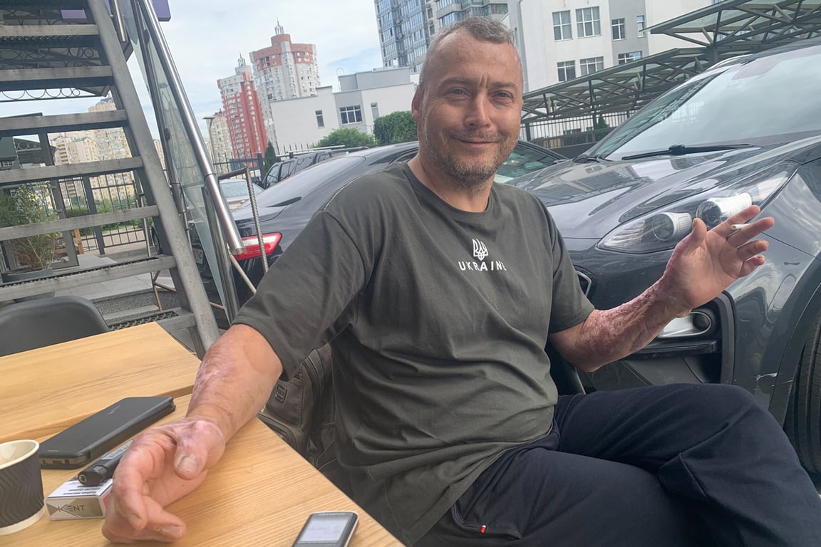 Дмитро Семенюк. Фото: Ольга Мусафирова / «Новая Газета Европа»