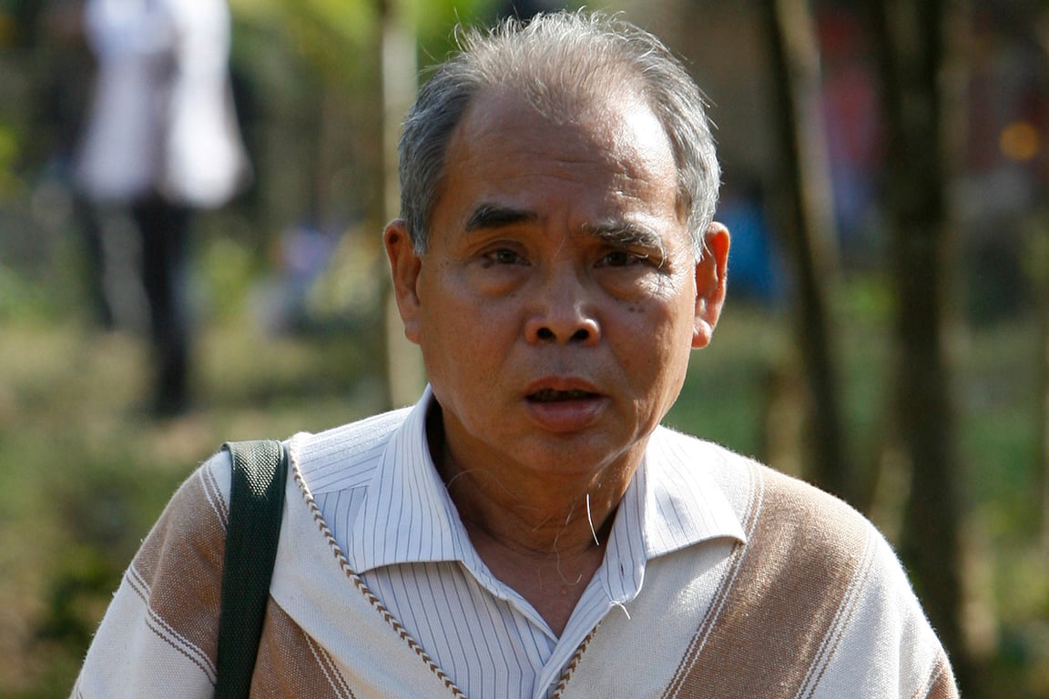 Генеральный секретарь Каренского национального союза (KNU) Ман Ша Лар Фан за две недели до убийства, 31 января 2008 года. Фото: Chaiwat Subprasom / Reuters / Scanpix / LETA