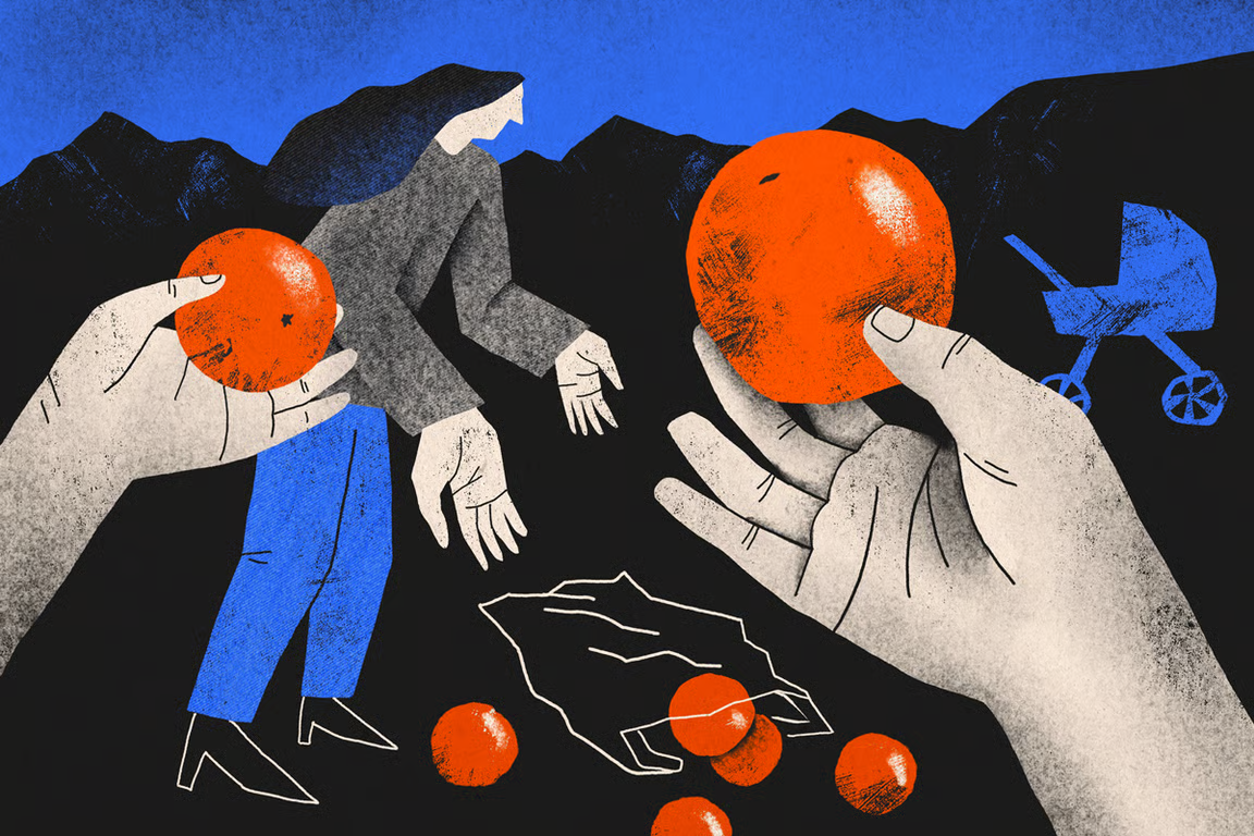 Illustration: Lyalya Bulanova, Novaya Gazeta Europe