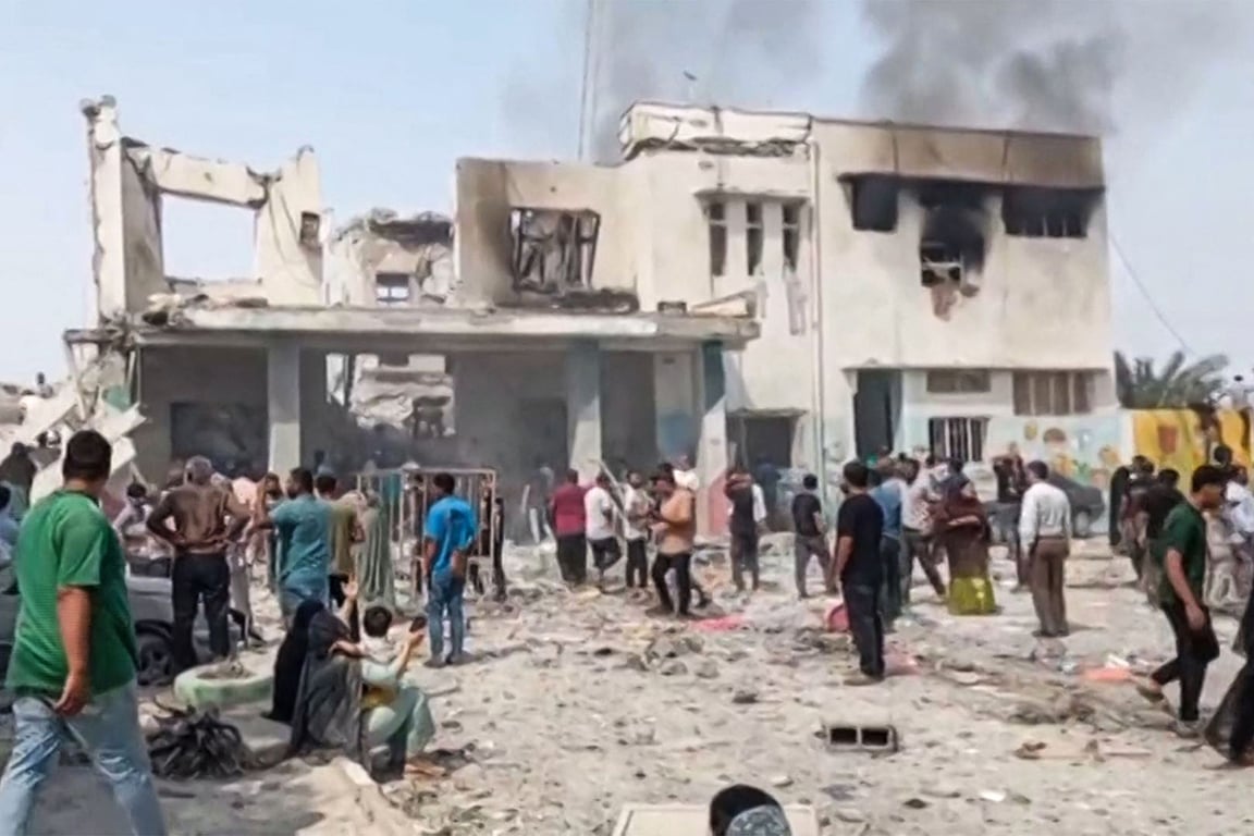 Здание начальной школы для девочек, в которое, по заявлению иранского телевидения, попала ракета, 28 февраля 2026 года, Иран. Фото: AFP / Scanpix / LETA