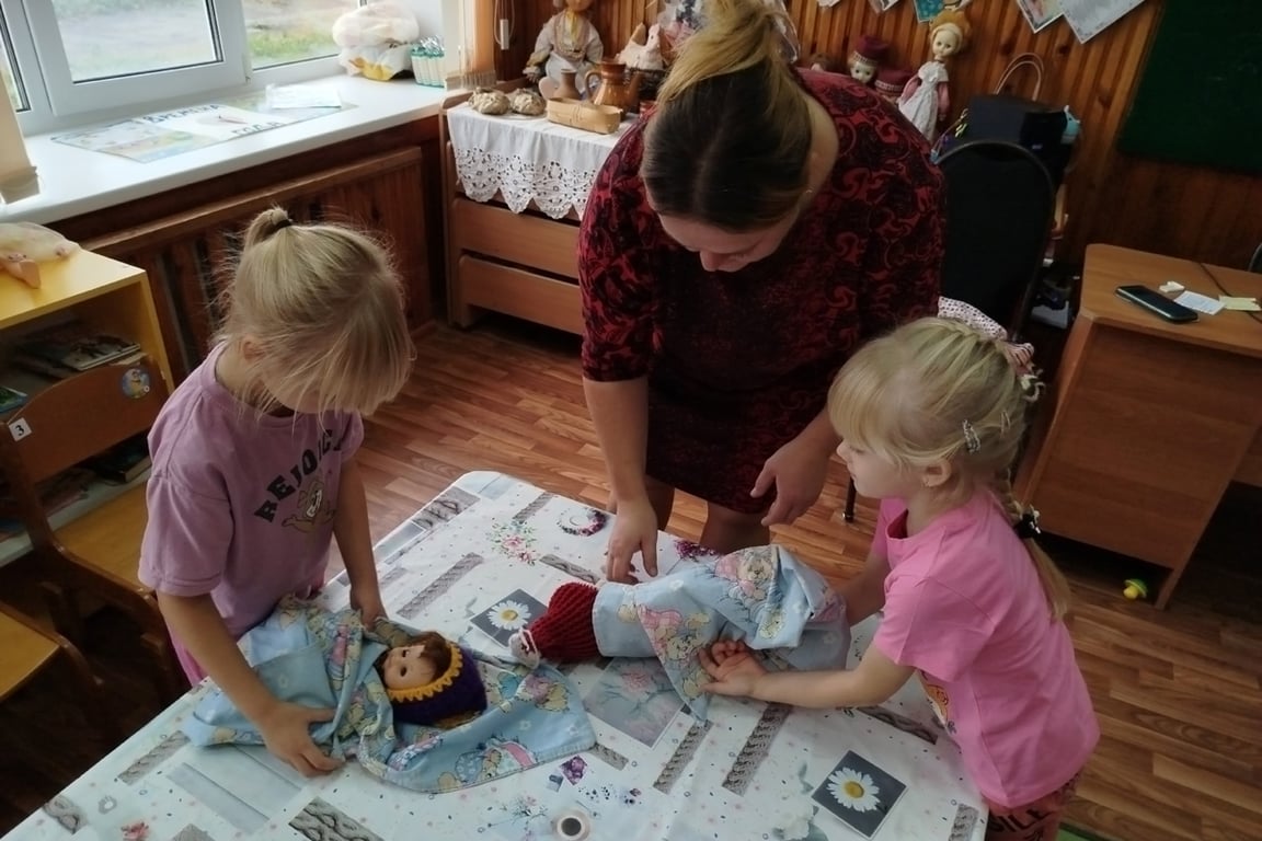 День беременных в детском саду Рязанской области, октябрь 2025 года. Фото: МБОУ «Демушкинская СШ» /  VK