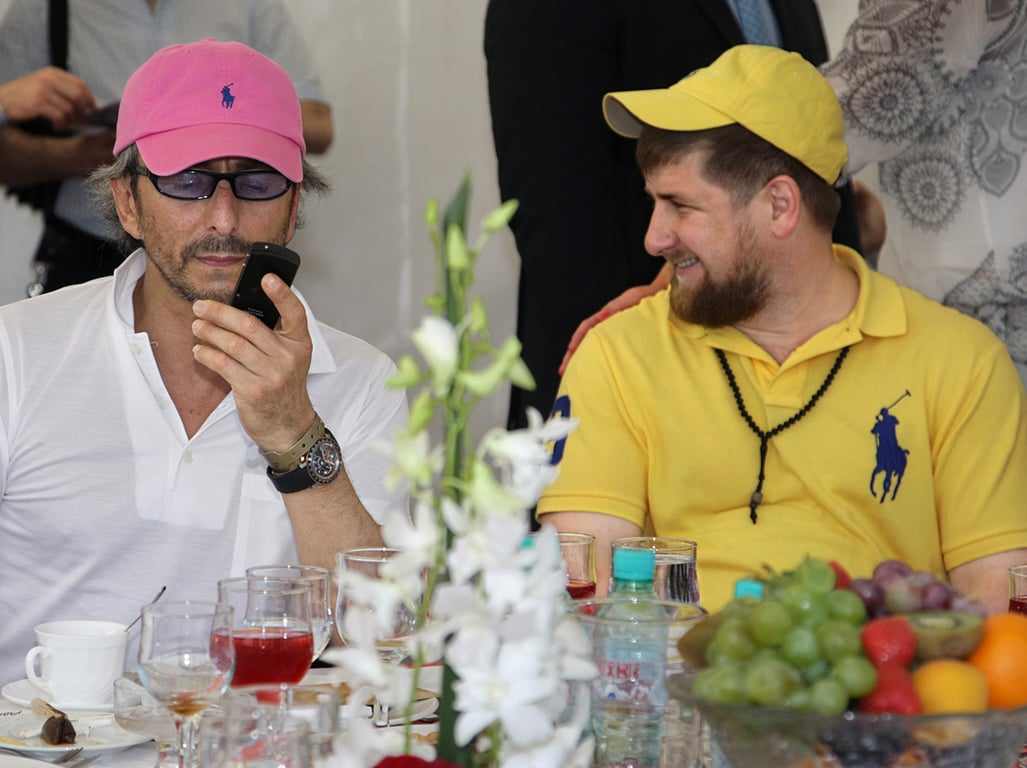 Умар Джабраилов и Рамзан Кадыров, Москва, 16 августа 2008 года. Фото: Юрий Мартьянов / Коммерсантъ / Sipa USA / Vida Press