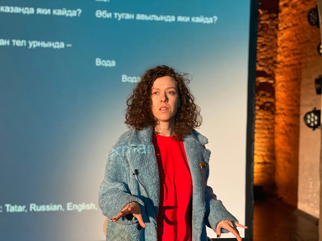 Писательница Динара Расулева для передачи ARTE, 2023 год. Фото из ее архива