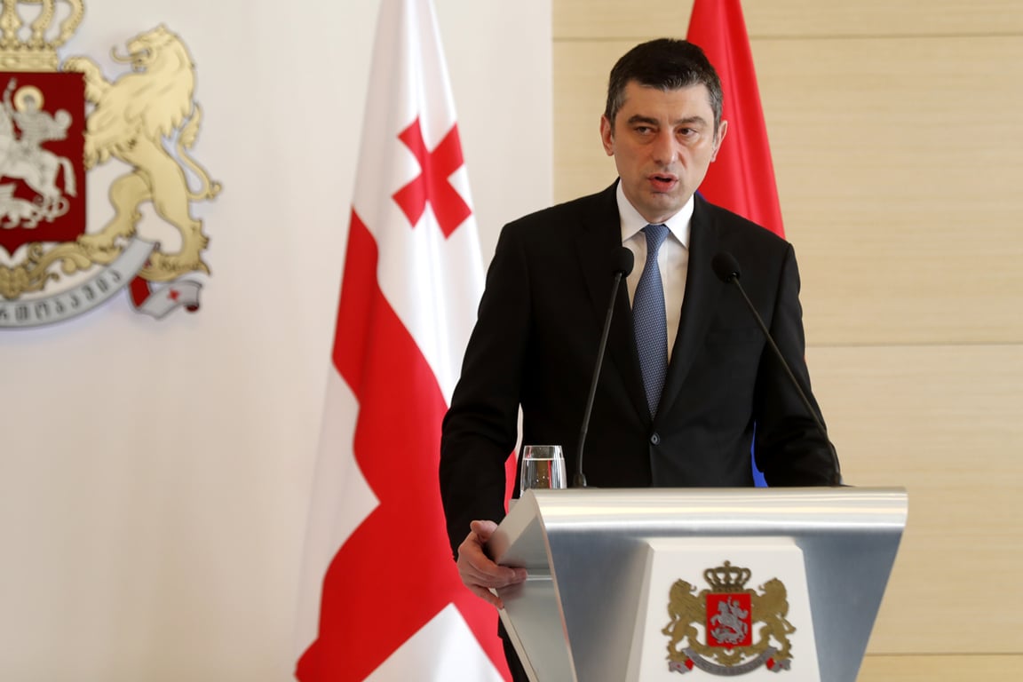 Гиоргий Гахария, 2020 год. Фото: Zurab Kurtsikidze / EPA