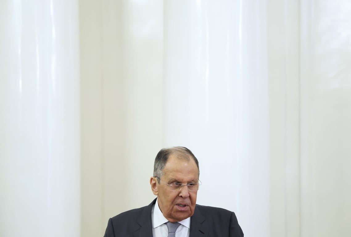 Russian Foreign Minister Sergey Lavrov in Moscow, 22 September 2025. Photo: EPA / Evgenia Novozhenina / Reuters
