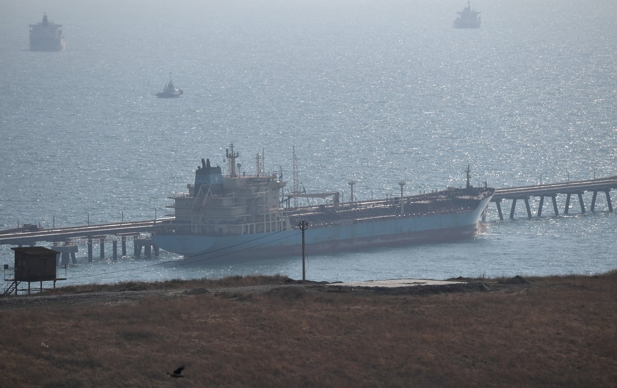A ship is moored at a Black Sea port complex in southern Russia’s Krasnodar region, 4 October 2019. Photo: EPA / Alexey Nikolsky / Sputnik / Kremlin Pool