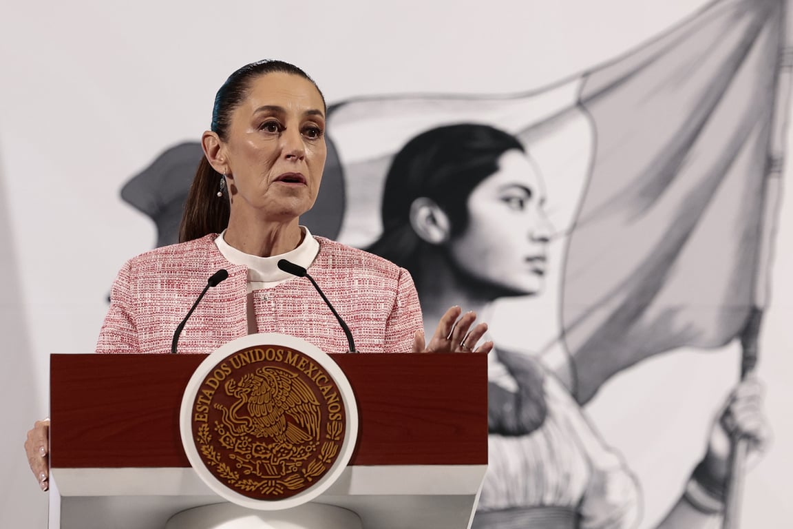 Президент Мексики Клаудия Шейнбаум. Фото: Jose Mendez / EPA