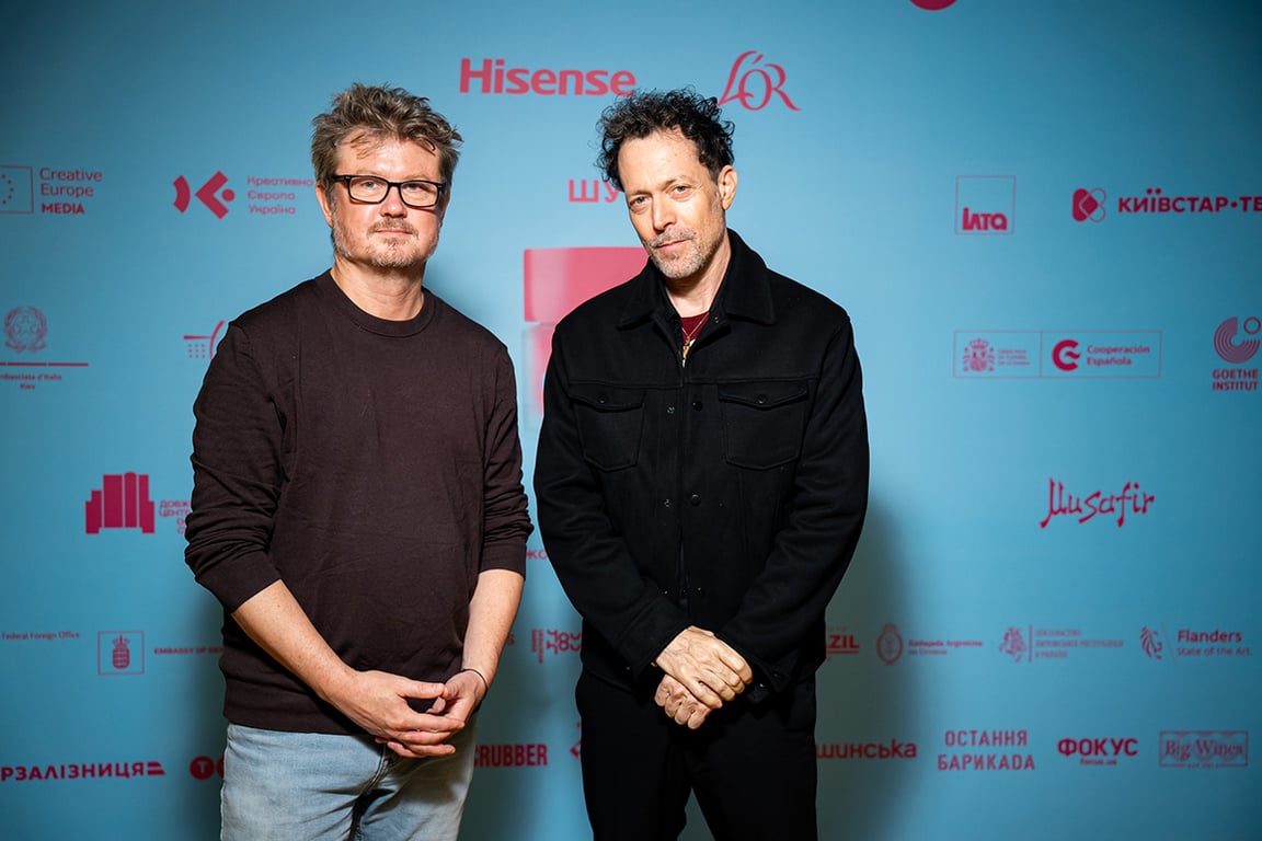 Бо Уиллимон (слева) на фестивале «Молодость». Фото: Molodist Kyiv International Film Festival / Facebook